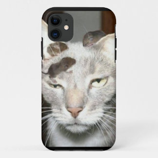 De nieuwe chagrijnige kat! iPhone 11 hoesje