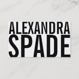 De nieuwe Cool Biz-kaart - Fotografie, Film, Aange Visitekaartje