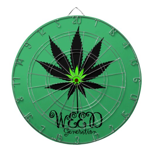 De nieuwe generatie van onkruid dartbord (Voorkant)