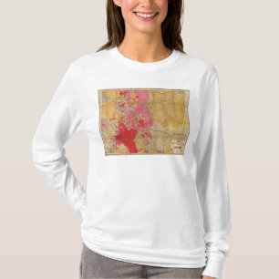 De nieuwe geologische kaart van Rand McNally T-shirt