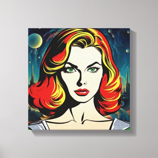 De nieuwe grens canvas afdruk (Voorkant)