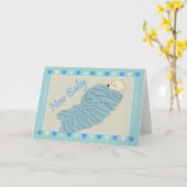 De nieuwe Jongen van het Baby Kaart (Gele Bloem)