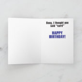 De nieuwe Kaart van de Verjaardag van de Auto (Binnen)