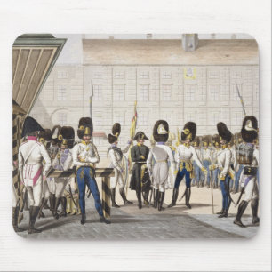 De nieuwe keizerlijke Oostenrijkse renadiers na he Muismat