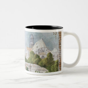 De nieuwe kerk van Sainte-Genevieve Tweekleurige Koffiemok