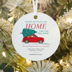 De nieuwe kerst-moedwillige koninklijke aankondigi metalen ornament