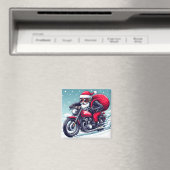 De nieuwe kerstman - humor magneet (Insitu (Vaatwasser))