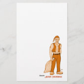 De nieuwe kerstman - vrolijk kerstfeest! briefpapier (Achterkant)