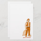 De nieuwe kerstman - vrolijk kerstfeest! briefpapier (Voorkant / Achterkant)