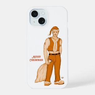 De nieuwe kerstman - vrolijk kerstfeest! iPhone 15 hoesje