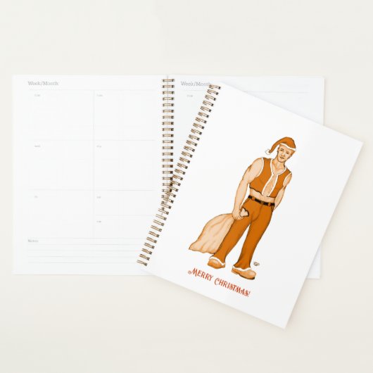 De nieuwe kerstman - vrolijk kerstfeest! planner (Display)