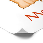 De nieuwe kerstman - vrolijk kerstfeest! poster (Hoek)