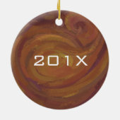 De nieuwe kleren van de keizer keramisch ornament (Achterkant)