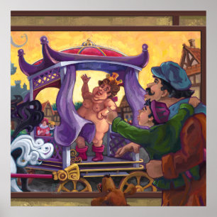 De nieuwe kleren van de keizer poster