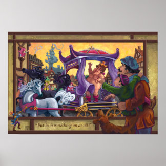 De nieuwe kleren van de keizer poster