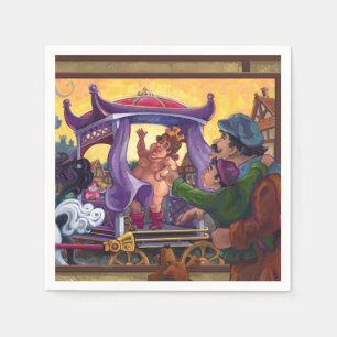 De nieuwe kleren van de keizer servet