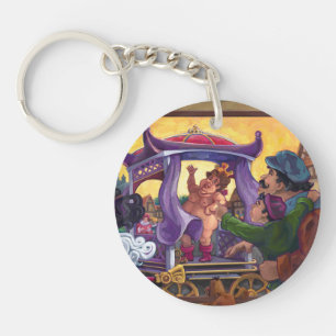 De nieuwe kleren van de keizer sleutelhanger