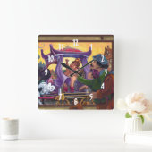 De nieuwe kleren van de keizer vierkante klok (Huis)