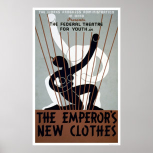 De Nieuwe Kleuren 1937 WPA van de keizer Poster