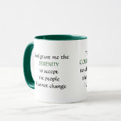 De NIEUWE Prayer van de Dienst - mok (Voorkant links)