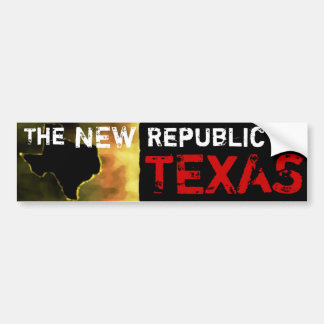 De Nieuwe Republiek Texas Bumpersticker