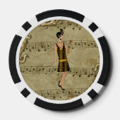 De NIEUWE Roaring 20. Poker Chips (Achterkant)