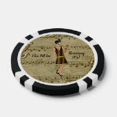 De NIEUWE Roaring 20. Poker Chips (Enkel)