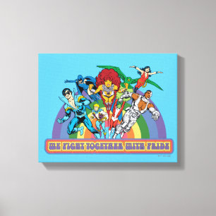 De nieuwe tienen Titans - we vechten samen met tro Canvas Afdruk