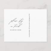 De Nieuwe Verandering van de Calligrafie van het A Aankondigingskaart (Achterkant)