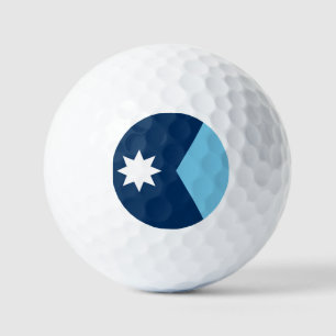 De nieuwe vlag van Minnesota State (2023 herontwer Golfballen