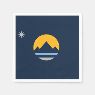 De nieuwe vlag van Reno, Nevada Servet