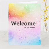 De nieuwe Waterverf van het Onthaal van de Werknem Kaart (Gele Bloem)