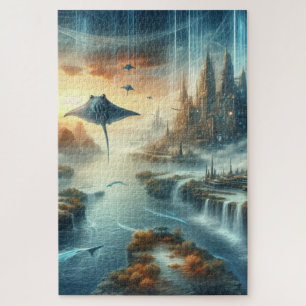 De Nieuwe Wereld Fantasy Art Legpuzzel