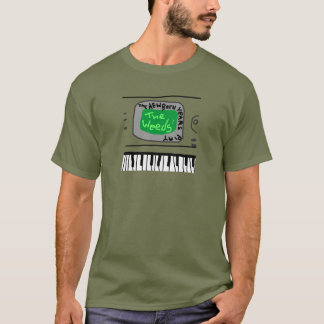 De nieuwgeborenen spelen het onkruid Shirt - Dark