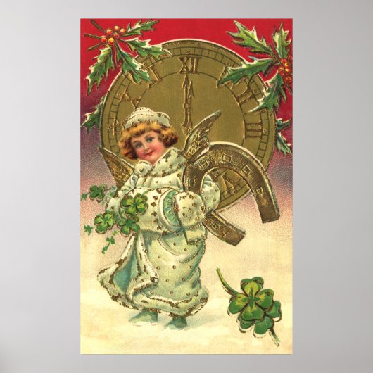 De nieuwjaarsengel poster (Voorkant)