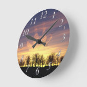 De Night Sky-klok opslaan Ronde Klok (Hoek)