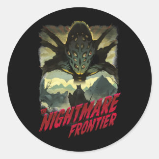 DE NIGHTMARE-GRENS RONDE STICKER