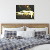 De Nightmare, Henry Fuseli Canvas Afdruk (Insitu (Slaapkamer))