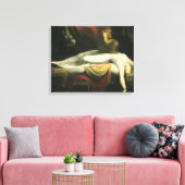 De Nightmare, Henry Fuseli Canvas Afdruk (Insitu (Woonkamer))