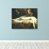 De Nightmare, Henry Fuseli Canvas Afdruk (Insitu (Houten vloer))