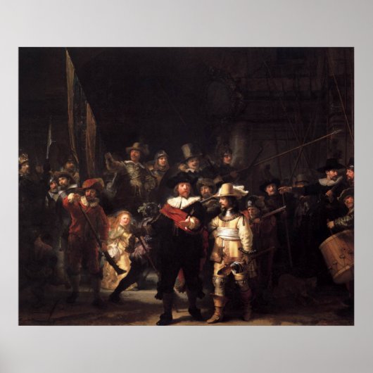 De Nightwatch Canvas druk Poster (Voorkant)