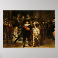 De Nightwatch van Rembrandt van Rijn Poster