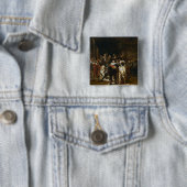 De Nightwatch Vierkante Button 5,1 Cm (In situ)