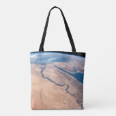 De Nijl, het Rode Zee en het Mediterrane Zee. Draagtas (Achterkant)