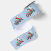 De nijlpaard met een jetpack lint (Achterkant)