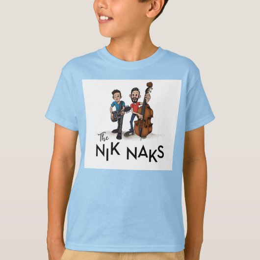 DE NIK NAKS Kinder Baseball Short Sleeves Shirt (Voorkant)