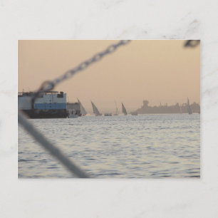 De Nile Sunset - Egypt Briefkaart