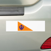 De Nishan Sahib Bumpersticker (Op auto)