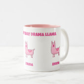 De No Birthday Drama Llama Two-Tone Coffee Mok (Voorkant rechts)