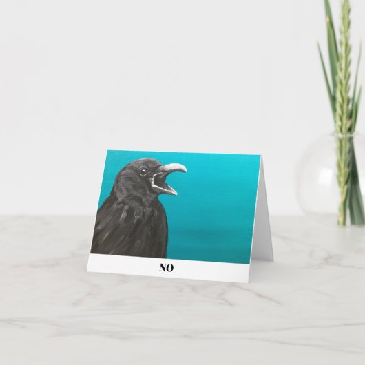 De No Crow Note Kaart (Voorkant)